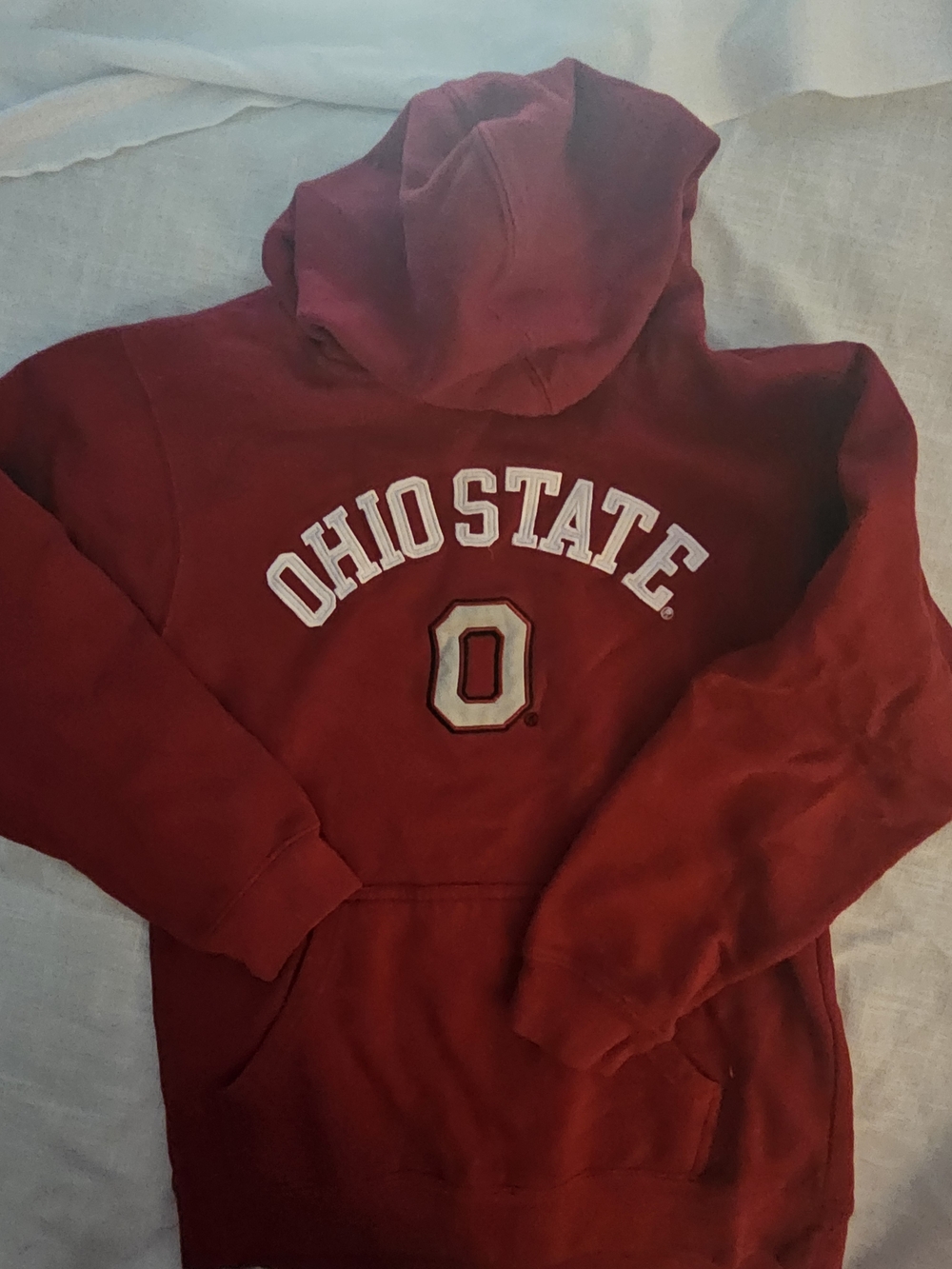 Ohio State Red Crewneck Hoodie - Collegiate Pullover